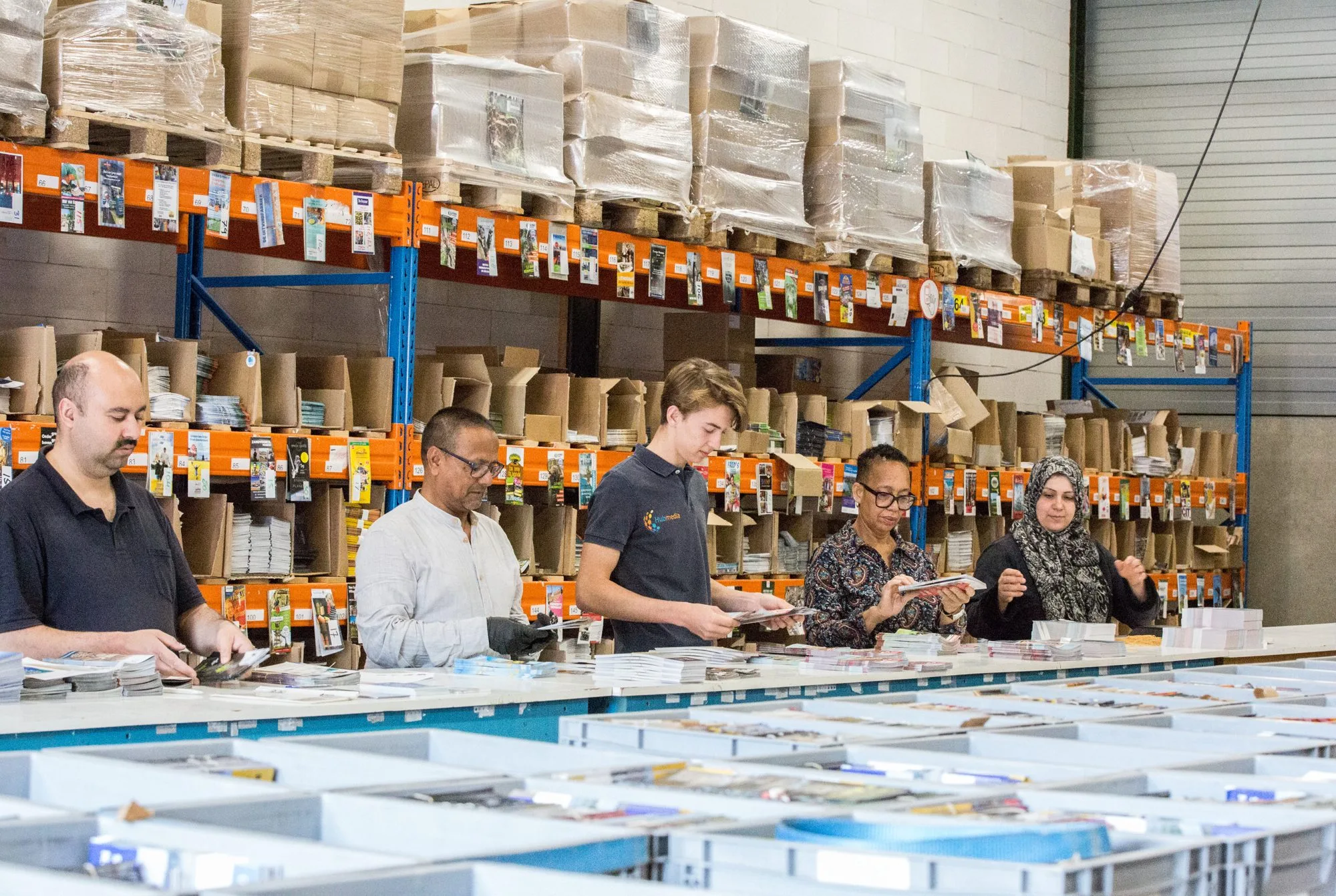 Bundelen en inpakken in ons magazijn